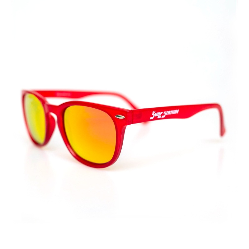 Surf Station Beach Day Men’s Sunglasses – Red/Orange Polarized