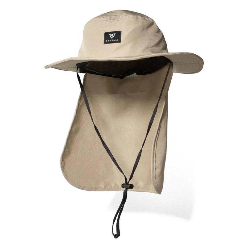 VISSLA SHRED HEAD ECO BUCKET HAT – KHAKI