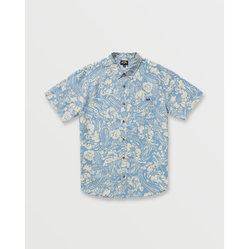 Billabong Cordoba S/S Shirt-Carolina Blue