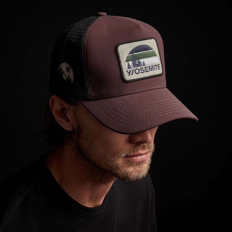 Y/OSEMITE Patch Trucker Hat – Bordeaux