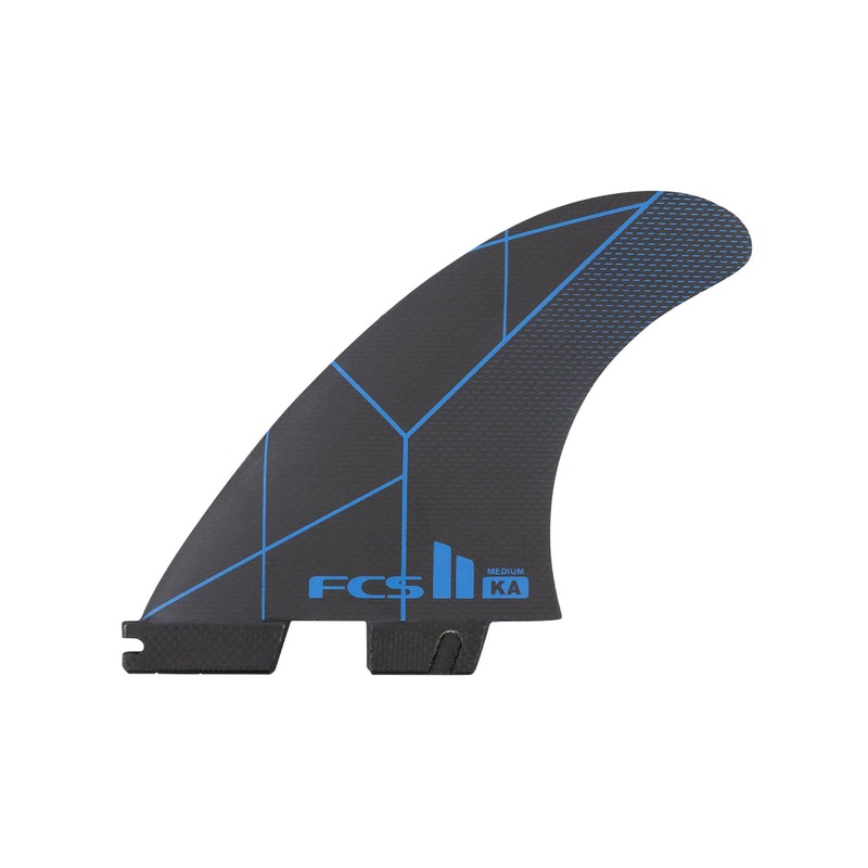 FCS II KA Performance Core Tri Surfboard Fins – Medium/Blue