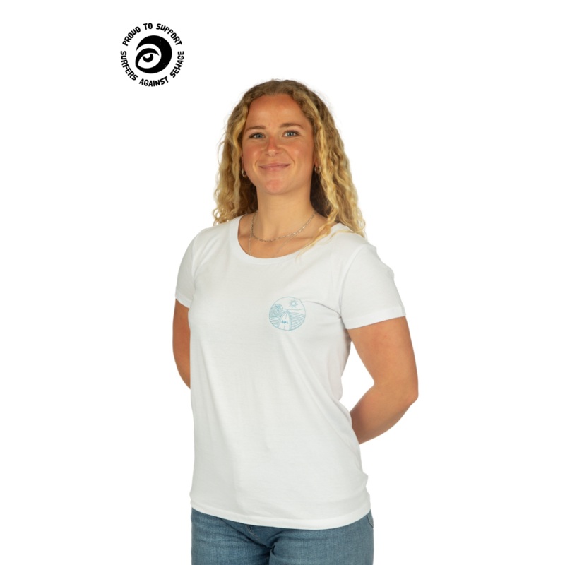 Tiki North Devon Womens T-Shirt White
