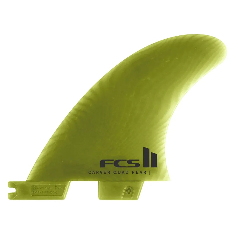 FCS II Carver Neo Glass Quad Rear Fin Set – Eucalyptus