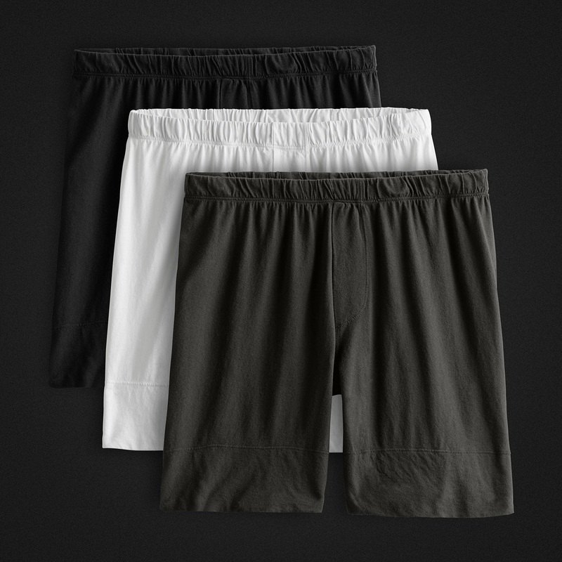 Classic Boxer Short 3 Pack – Black/White/Carbon