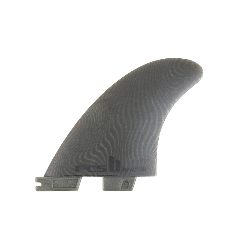 FCS II Reactor Neo Glass Tri Surfboard Fins – Medium/Ash