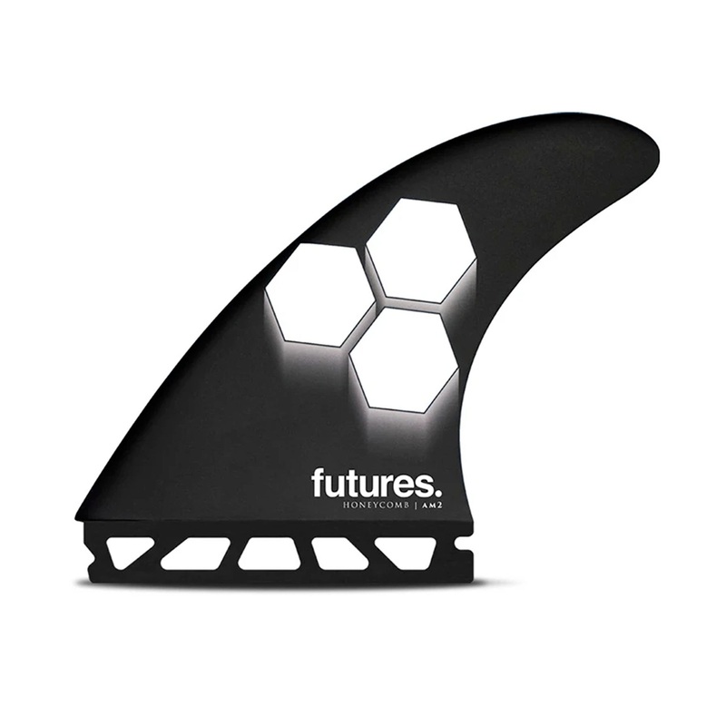 Futures Channel Islands AM2 HC Tri Surfboard Fins – Large/Black