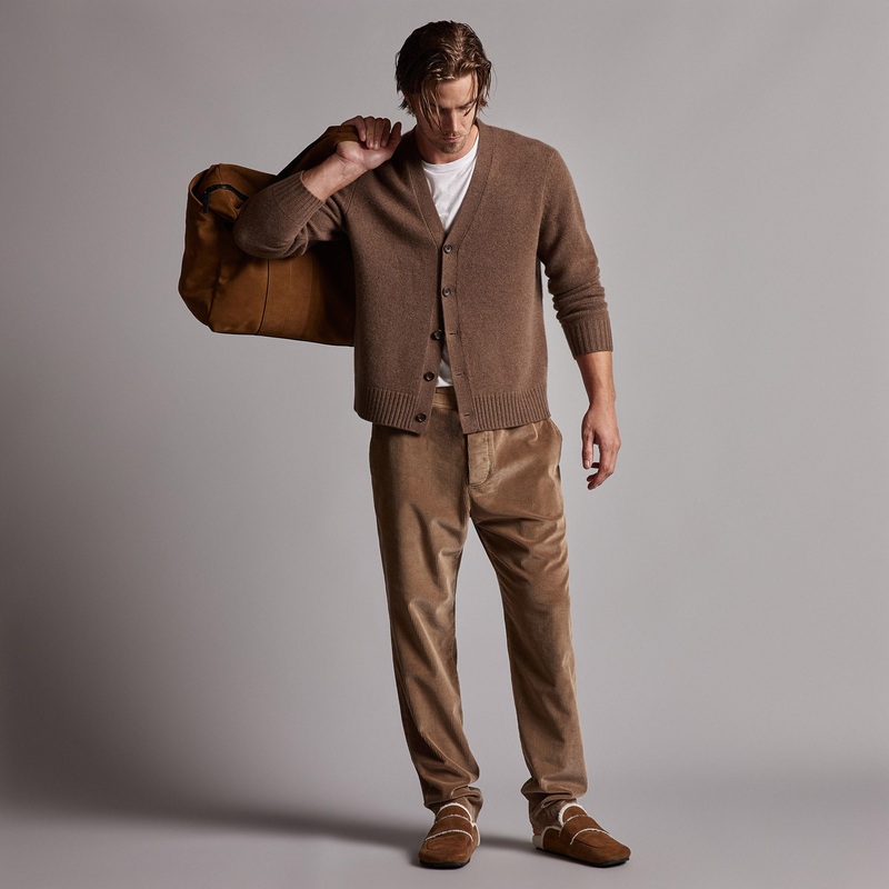 Relaxed Fit Corduroy Chino – Chestnut Pigment