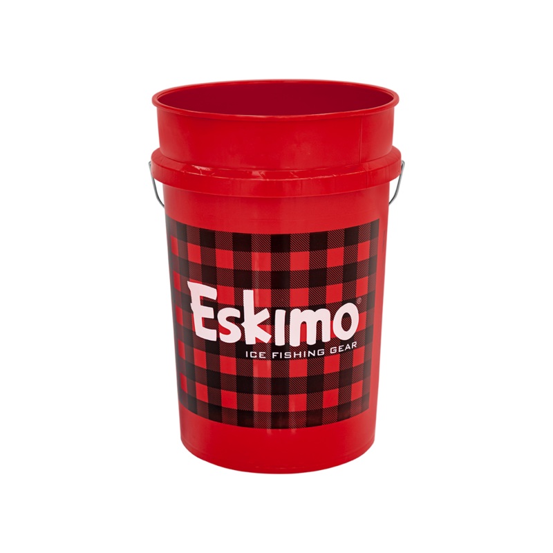 Buffalo Plaid Six-Gallon Bucket