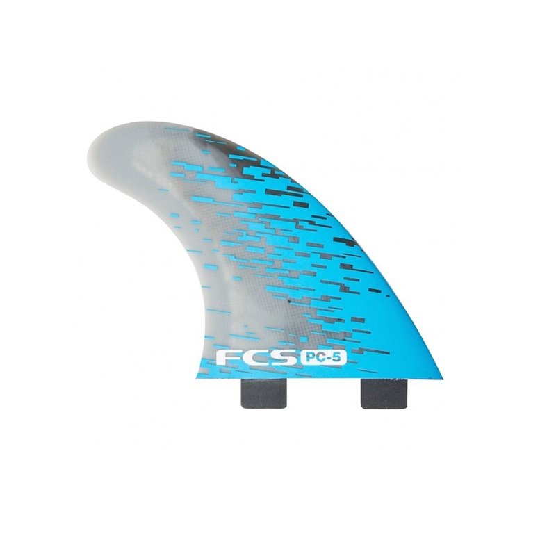 FCS I PC-5 Tri Surfboard Fins – Medium/Blue