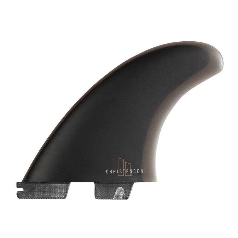 FCS II Christenson Performance Glass Tri-Quad Fin Set  – Medium –  Black