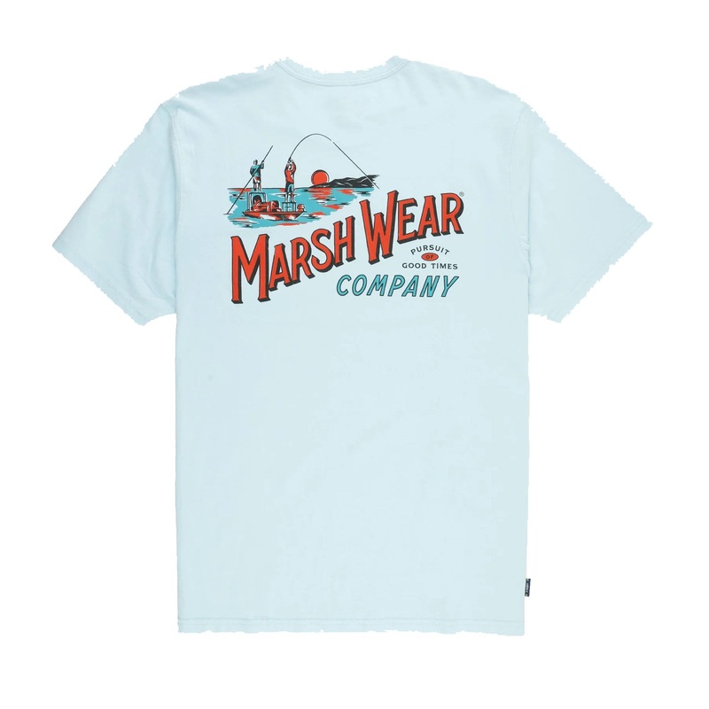 Marsh Wear Skiff Men’s S/S T-Shirt – Blue