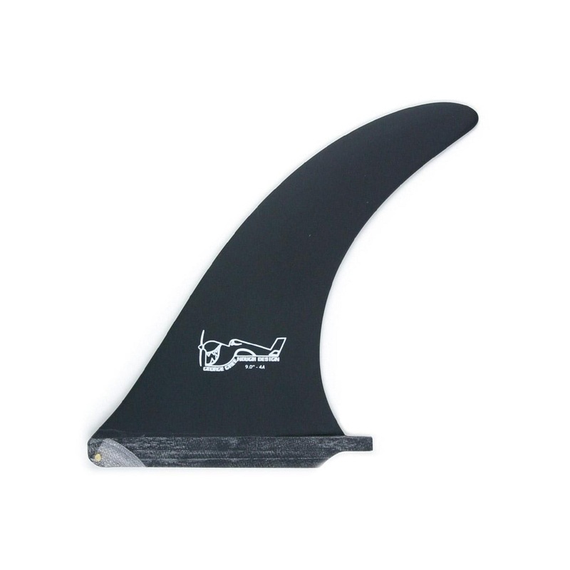 True Ames | 10″ Greenough 4A Single Fin Black