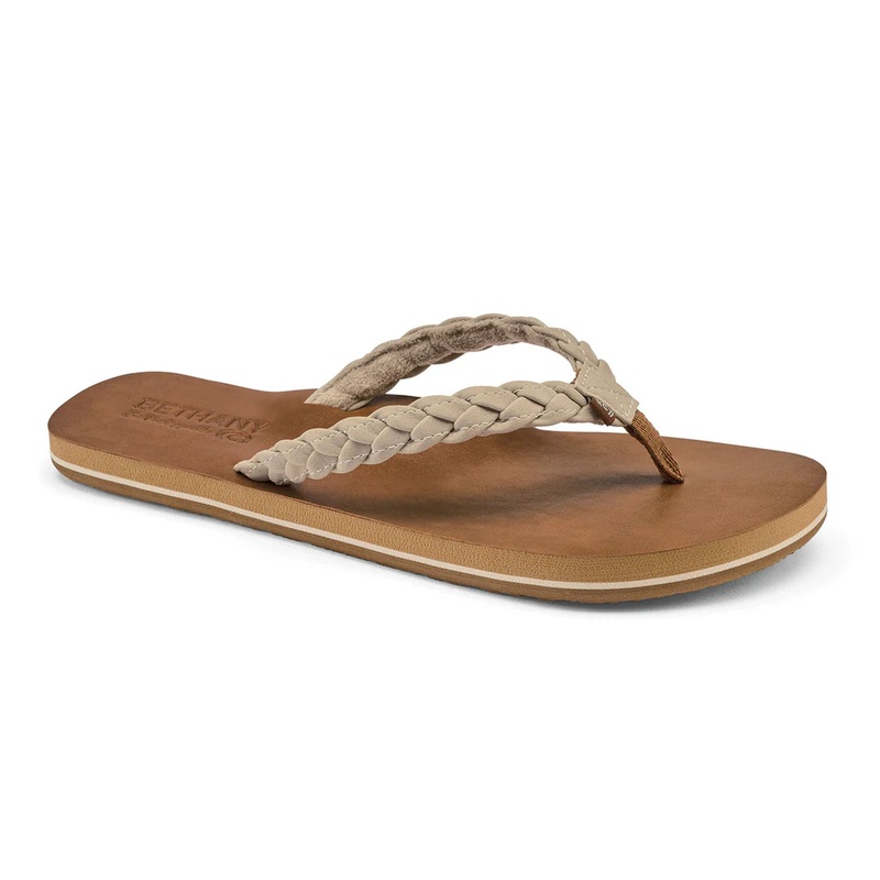 Cobian Bethany Braided Pacifica Women’s Sandals – Cream