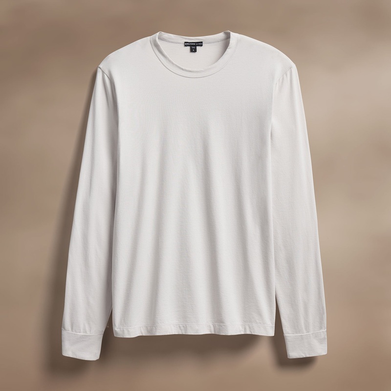 Heavy Luxe Jersey Long Sleeve – Light Mist
