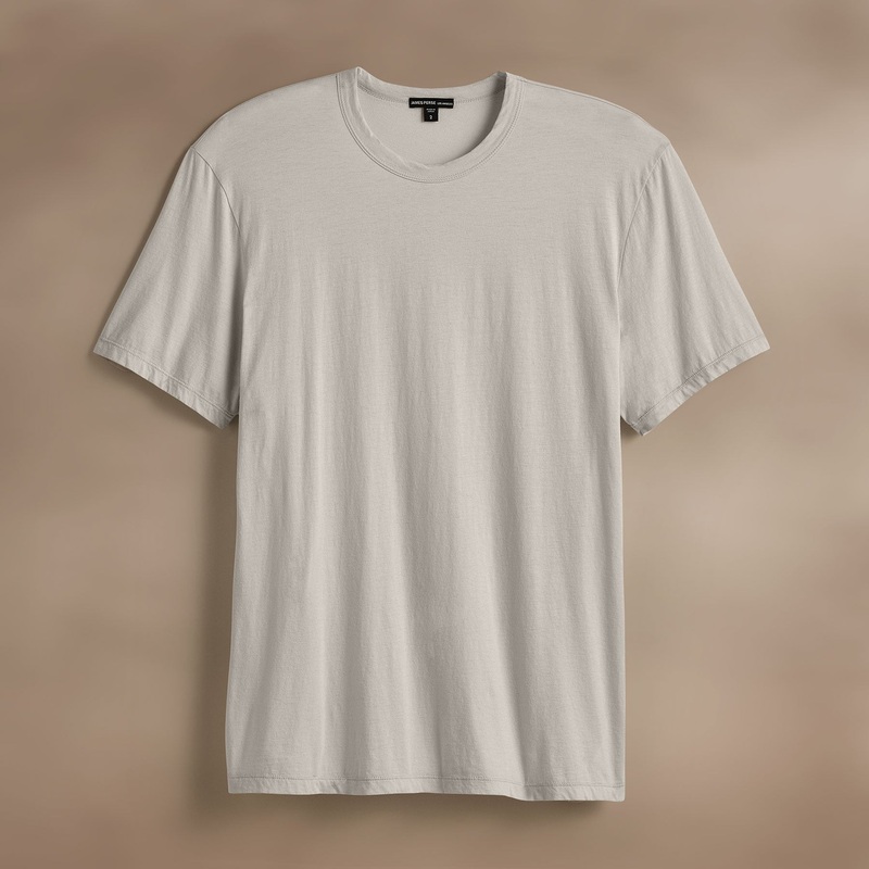 Luxe Lotus Jersey Tee – Salt