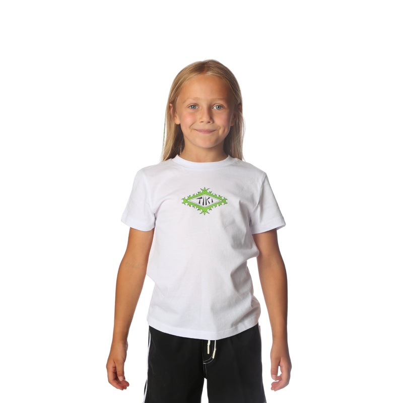 Tiki Tribal Mini T-Shirt White