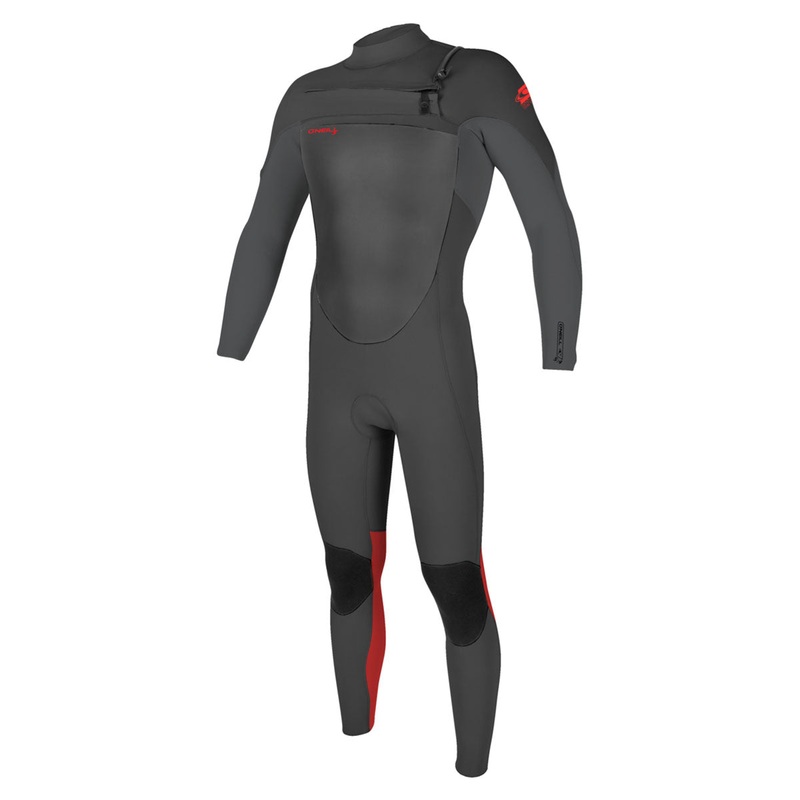 O’Neill Youth Epic 5/4mm F.U.Z.E. Wetsuit – Graphite/Smoke Red