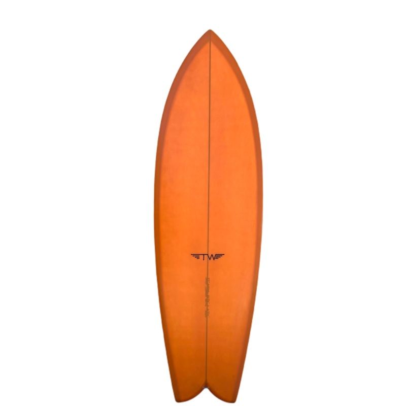 Tyler Warren | Zipper Fish 5’7″ Burnt Orange Surfboard