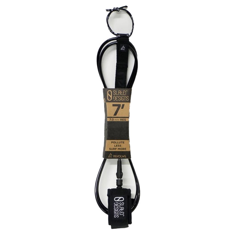 Firewire Slater Designs 7ft Regular Leash – Black/Black