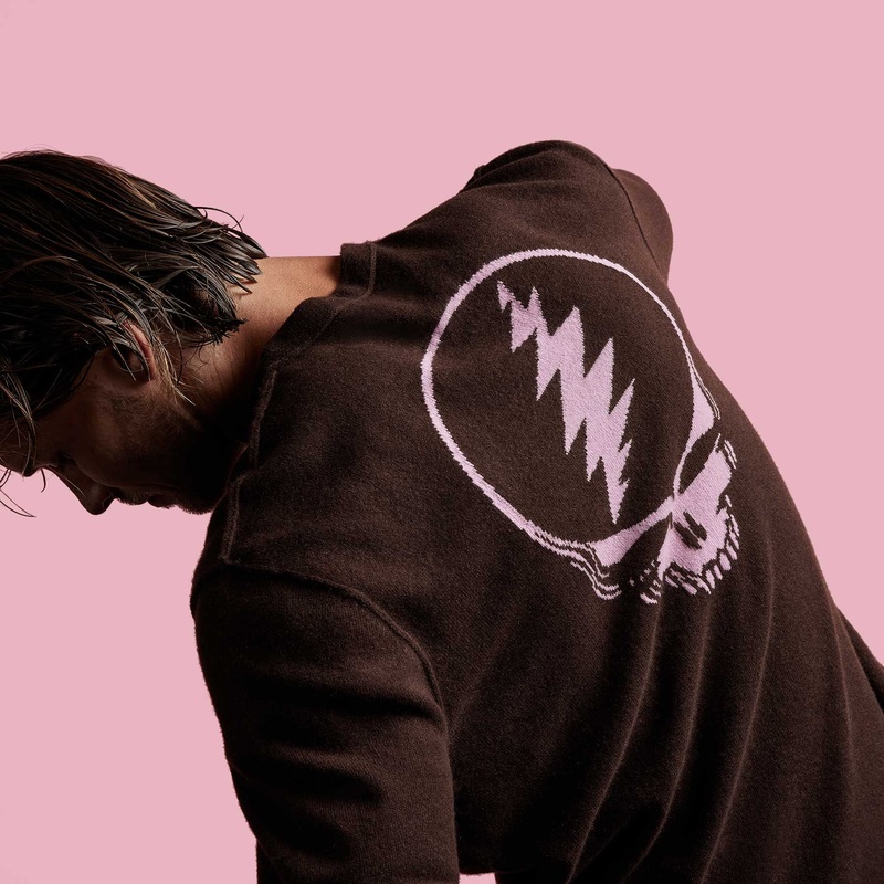 Grateful Dead Recycled Cashmere Sweater – Black Cherry