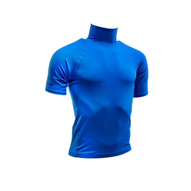 Tiki Adult Rash Vest SS With Logo – Royal Blue