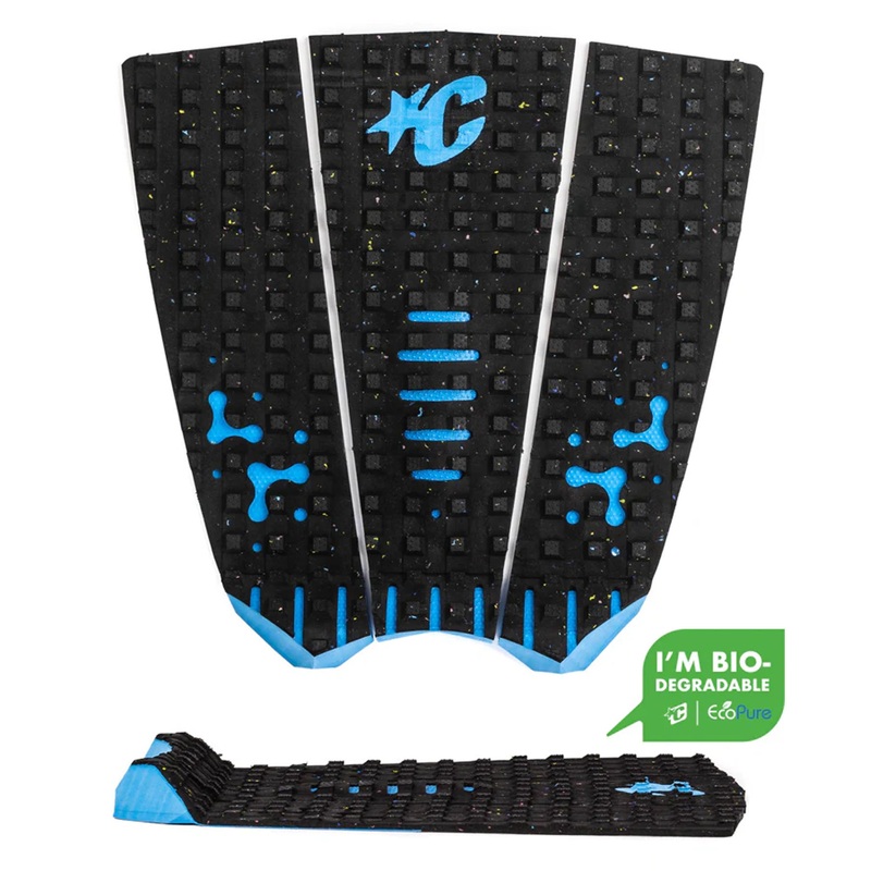 Creatures of Leisure Mick Fanning Loc-Lite ECOPURE Traction Pad – Carbon Cyan