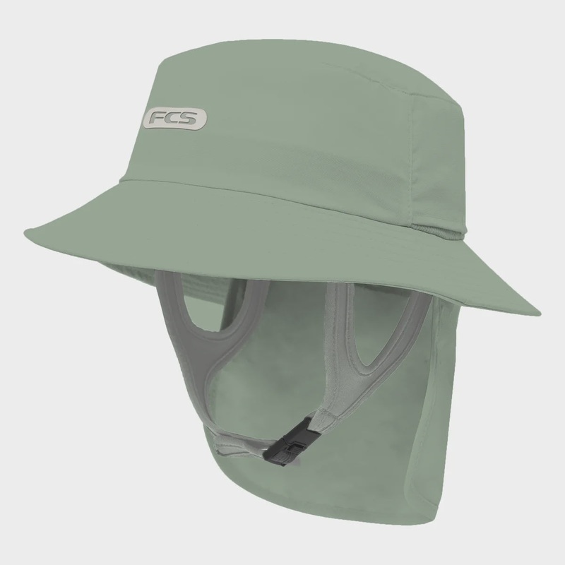 FCS ESSENTIAL SURF BUCKET HAT – ICEBERG GREEN