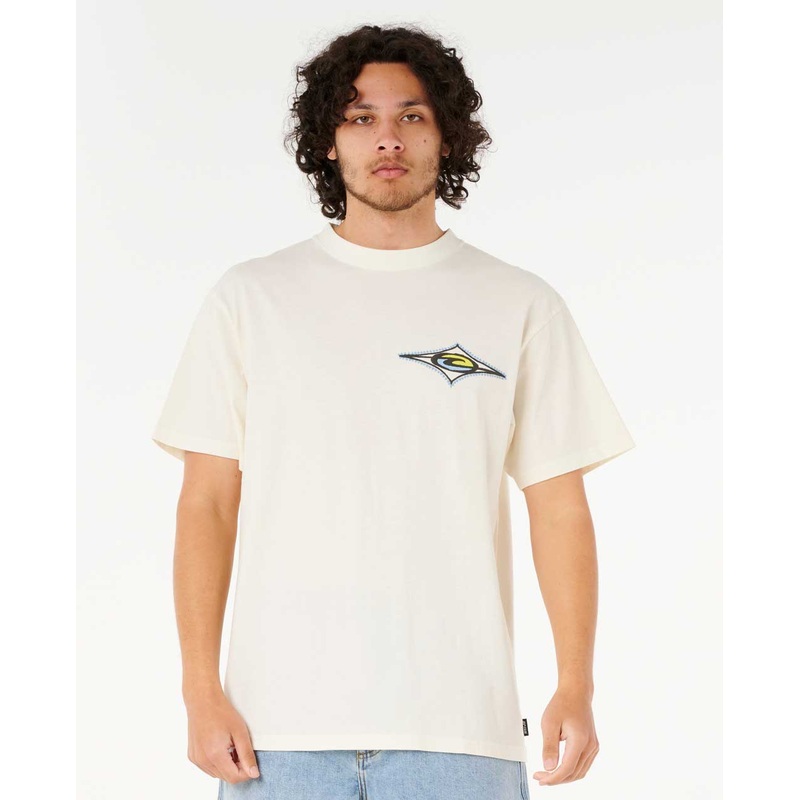 Rip Curl Raw Energy Maxxed Short Sleeve T-Shirt Bone