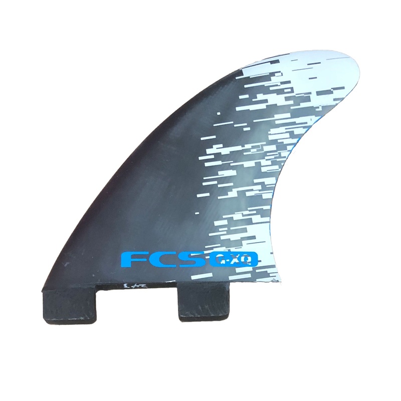 FCS I G-XQ Quad Twin Rear Surfboard Fins – Medium/Blue Smoke