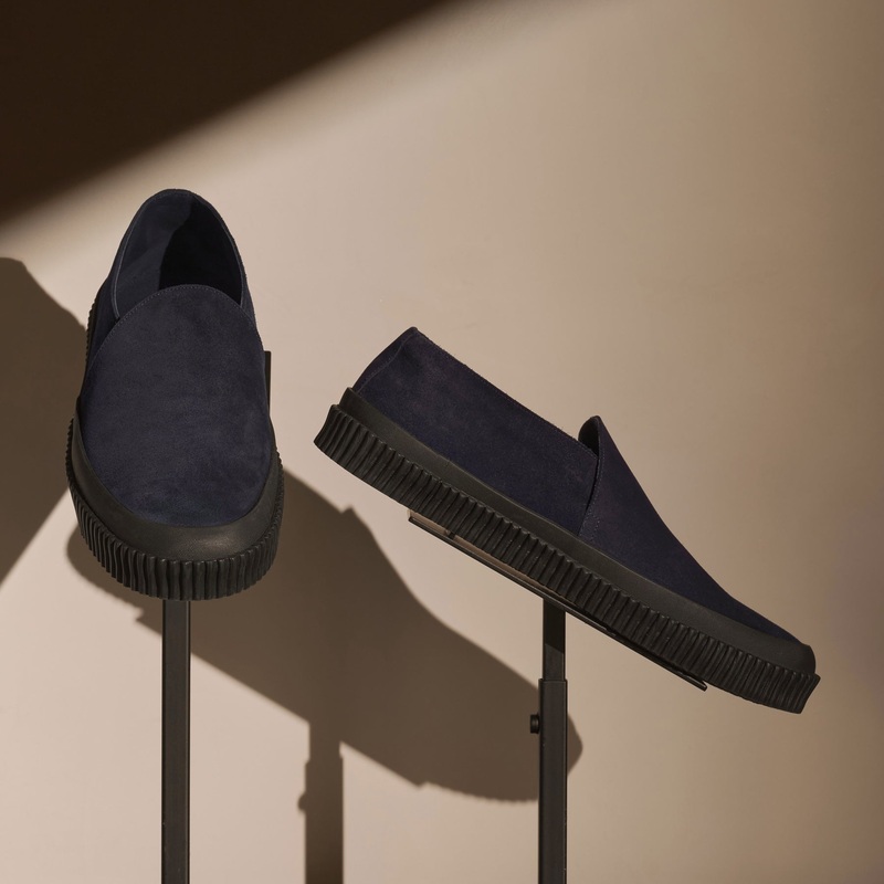 Men’s Vulcanized Slip On Loafer – Navy