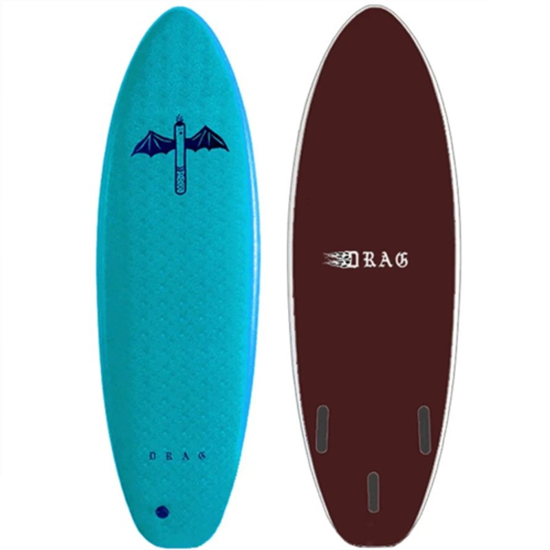 DRAG DART SOFTBOARD 6’6″ 55L – TURQUOISE SLICK