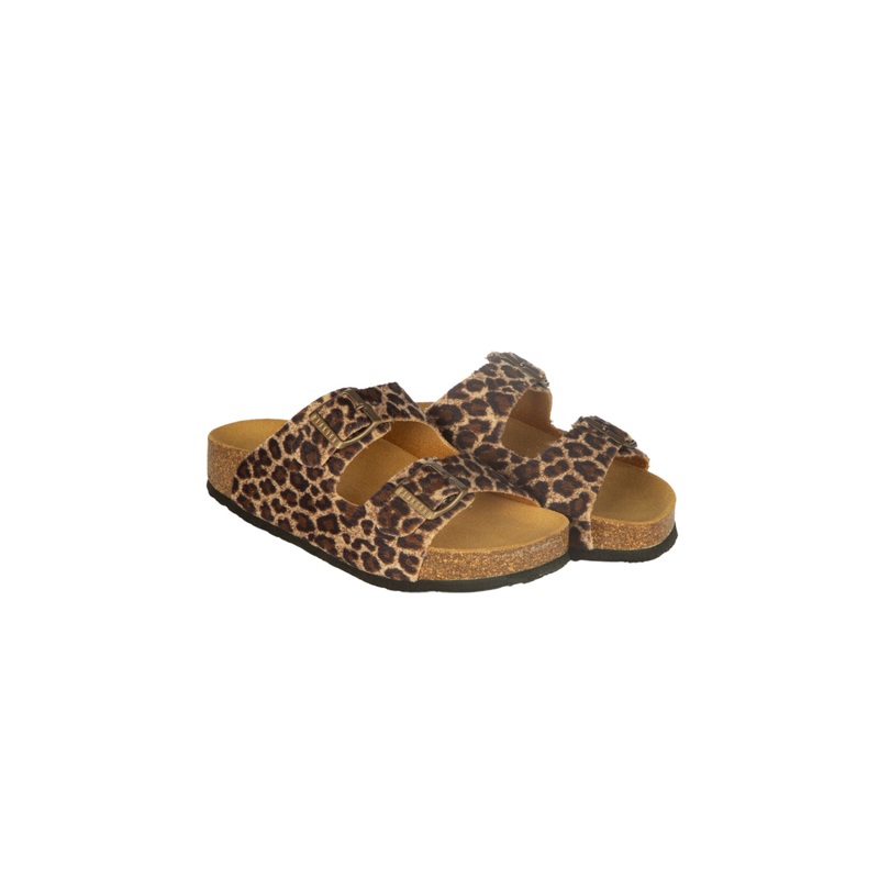 Plakton Pelo Sandal Leopard Print