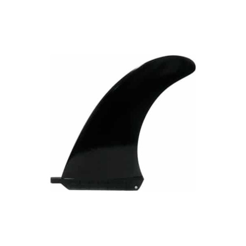 9″ Single Fin – Black (+ Screw & Plate)