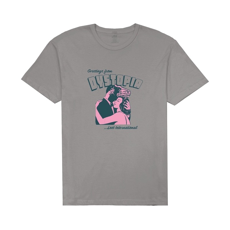 Lost Dystopia Men’s S/S T-Shirt – Grey