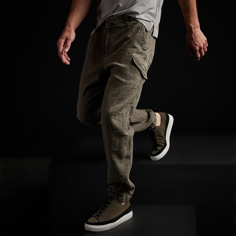 Slub Linen Cargo Pant – Platoon Pigment