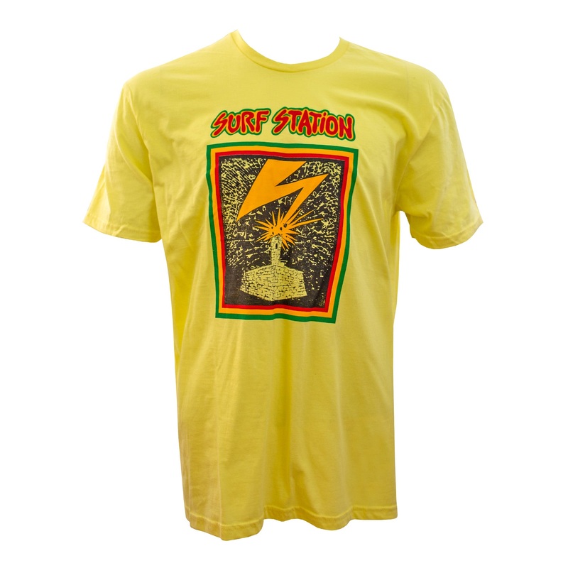 Surf Station Good Brains Men’s S/S T-Shirt – Yellow
