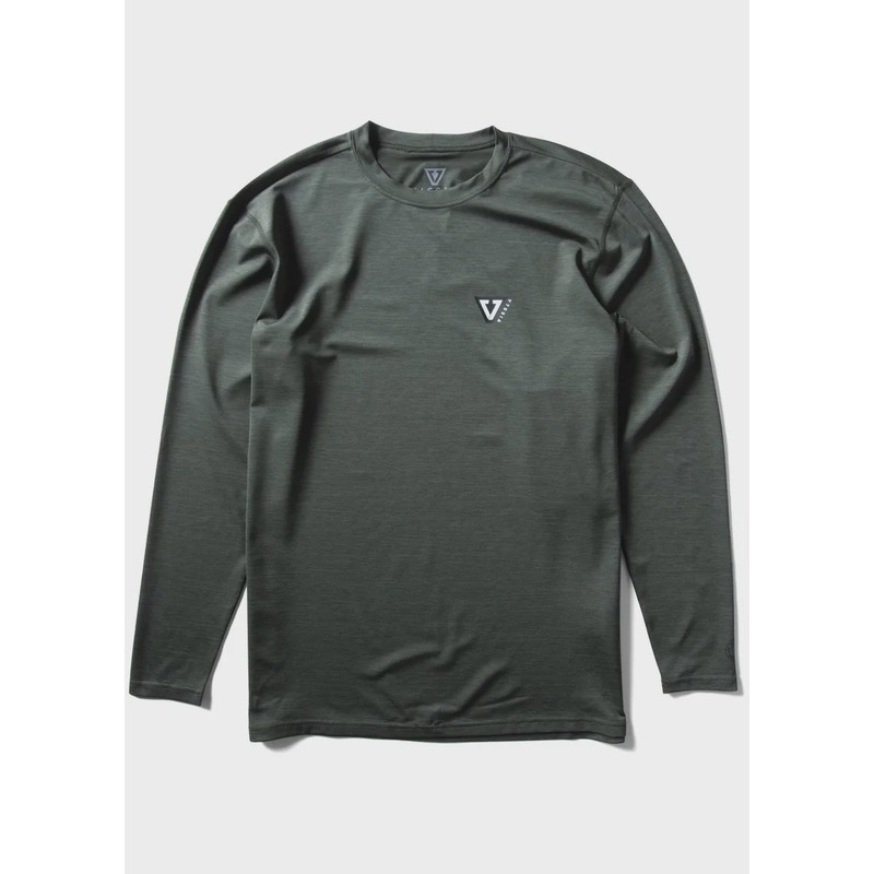 TWISTED ECO LS LYCRA – MILLITARY HEATHER