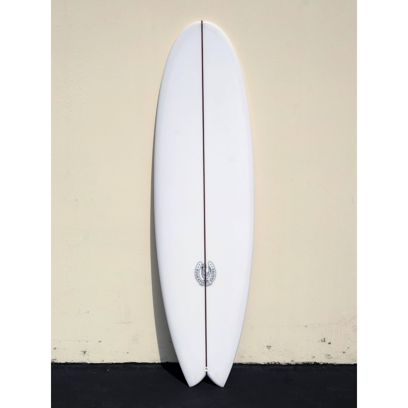 6’8″ Fishy Noserider Clear Surfboard