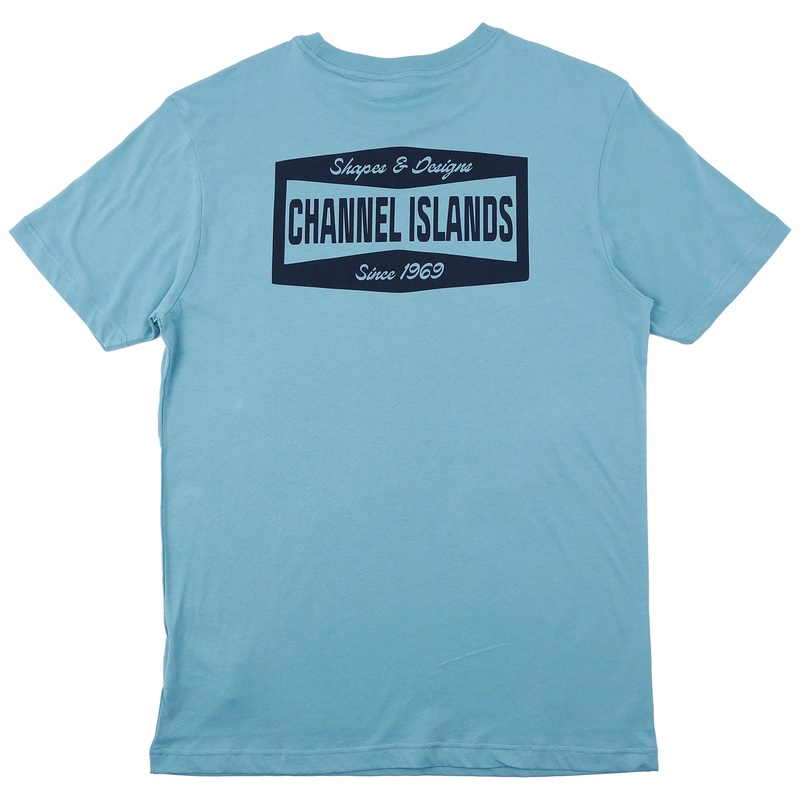 Channel Islands Shapes And Designs Men’s S/S T-Shirt – Aqua