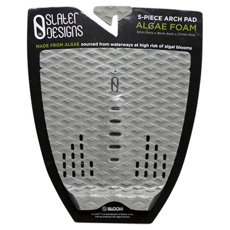 Firewire Slater Designs 5 Piece Arch Tail Pad – Grey/Black