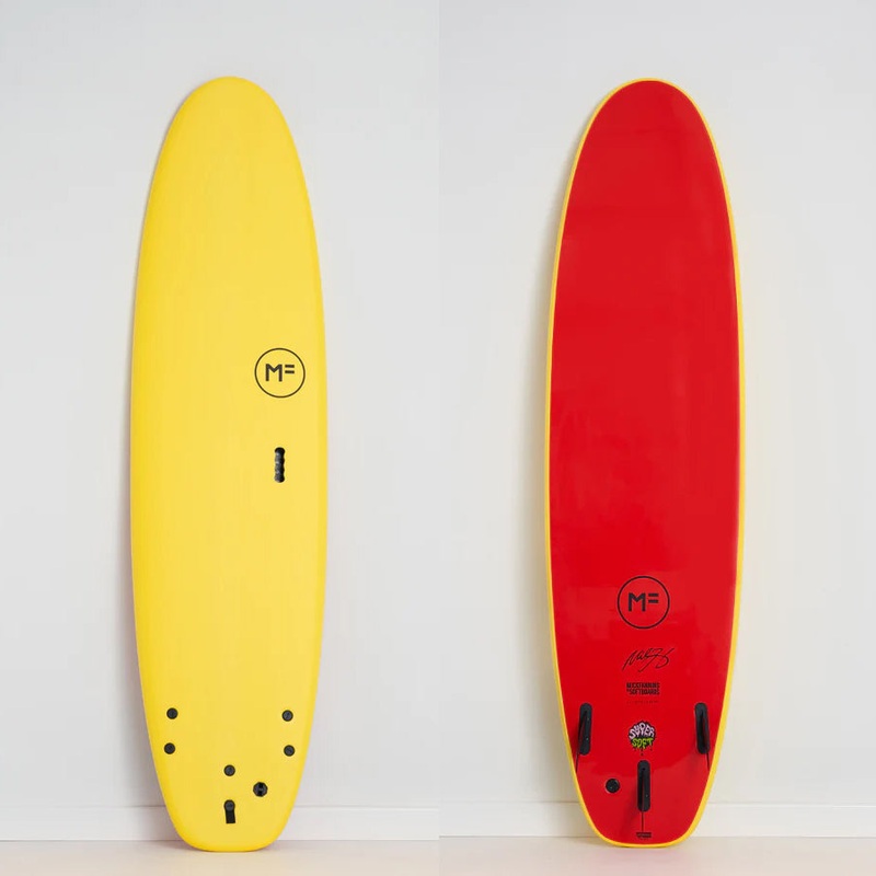 MICK FANNING BEASTIE SUPER SOFT 7’6″ SUNSHINE/RED 55L