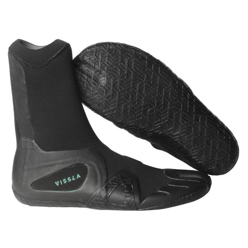 Vissla 7 Seas 3mm Split Toe Boot – Black