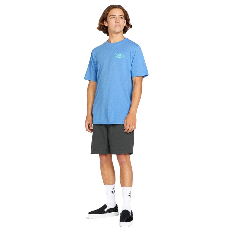 Volcom High Stone Elastic Waist 18″ Men’s Walkshorts – Black