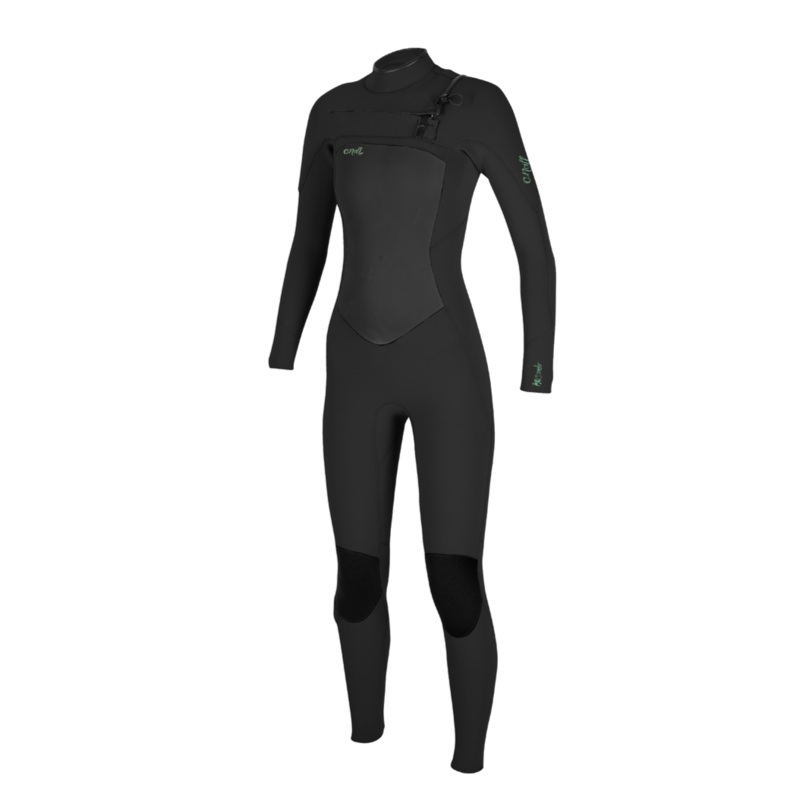 O’Neill Womens Epic 3/2 Wetsuit Chest Zip Full Black