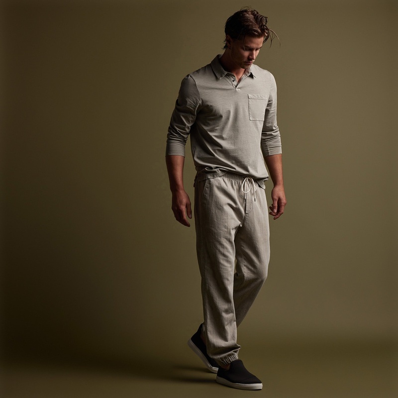 Slub Cotton Easy Pant – Mineral Pigment