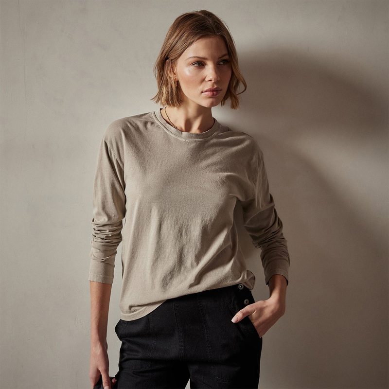 Vintage Boxy Tee – Toast Pigment