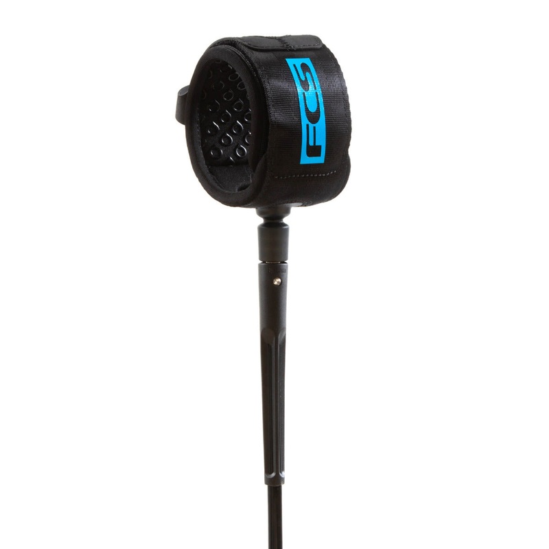 FCS 8ft Protect Big Wave Leash – Black