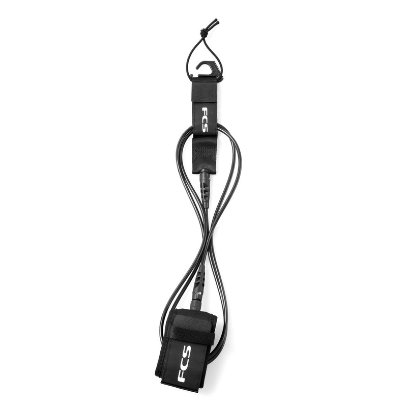 FCS Big Wave Essential Leash-10′ Black