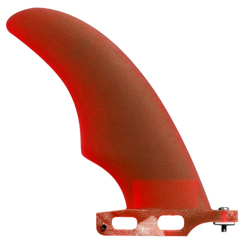 Fins Unlimited Cutaway Longboard Fin – Red – 8.5″