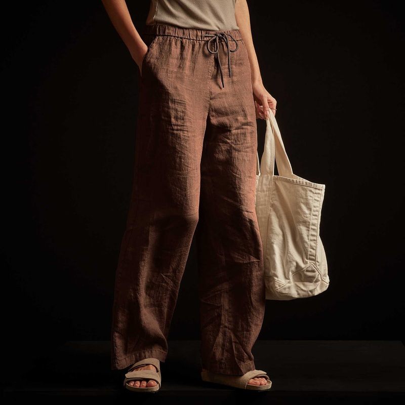 Lightweight Linen Pant – Malt Pigment